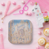 Claude Monet - Rouen Cathedraal bij zonsondergang Papieren Bordje (Feest)