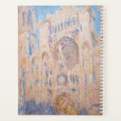 Claude Monet - Rouen Cathedraal bij zonsondergang Planner (Achterkant)