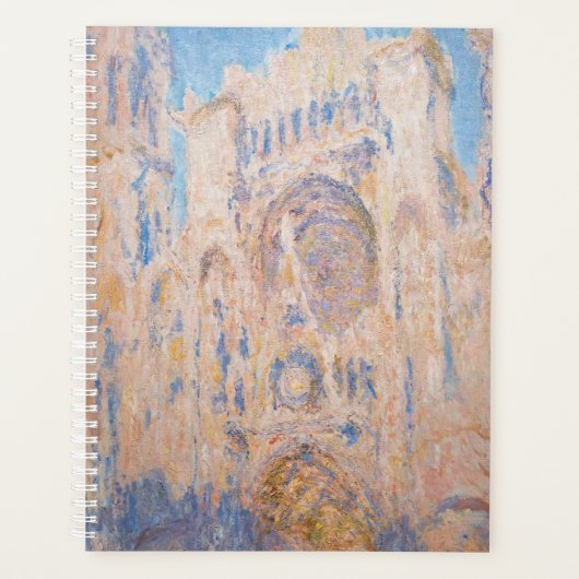 Claude Monet - Rouen Cathedraal bij zonsondergang Planner (Voorkant)