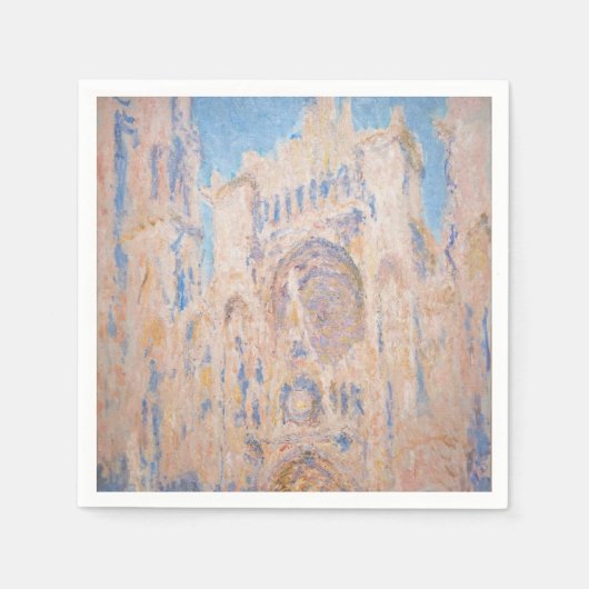 Claude Monet - Rouen Cathedraal bij zonsondergang Servet (Voorkant)