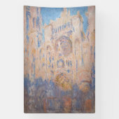Claude Monet - Rouen Cathedraal bij zonsondergang Spandoek (Verticaal)