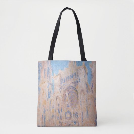 Claude Monet - Rouen Cathedraal bij zonsondergang Tote Bag (Voorkant)