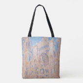 Claude Monet - Rouen Cathedraal bij zonsondergang Tote Bag (Achterkant)