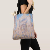 Claude Monet - Rouen Cathedraal bij zonsondergang Tote Bag (Dichtbij)