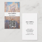 Claude Monet - Rouen Cathedraal bij zonsondergang  Visitekaartje (Voorkant / Achterkant)