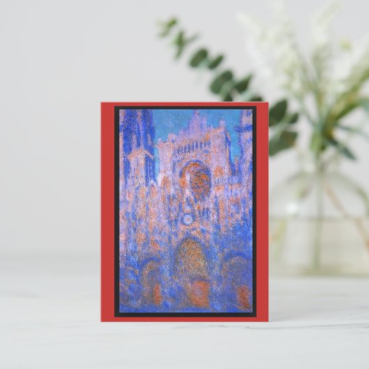 Claude Monet, Rouen Cathedraal, Symfonie Briefkaart (Staand voorkant)