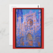 Claude Monet, Rouen Cathedraal, Symfonie Briefkaart (Voorkant / Achterkant)