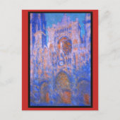 Claude Monet, Rouen Cathedraal, Symfonie Briefkaart (Voorkant)