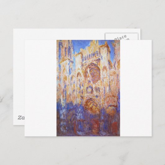 Claude Monet - Rouen Cathedral Briefkaart (Voorkant / Achterkant)