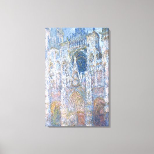 Claude Monet | Rouen Cathedral Canvas Afdruk (Voorkant)