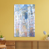 Claude Monet | Rouen Cathedral Canvas Afdruk (Insitu (Woonkamer))