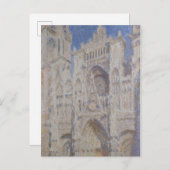 Claude Monet | Rouen Cathedral De Poort Zonlicht Briefkaart (Voorkant / Achterkant)