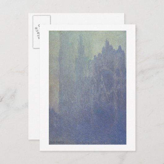 Claude Monet | Rouen Cathedral, Foggy Weather Briefkaart (Voorkant / Achterkant)