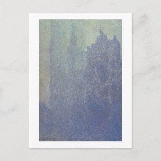 Claude Monet | Rouen Cathedral, Foggy Weather Briefkaart (Voorkant)