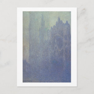Claude Monet   Rouen Cathedral, Foggy Weather Briefkaart