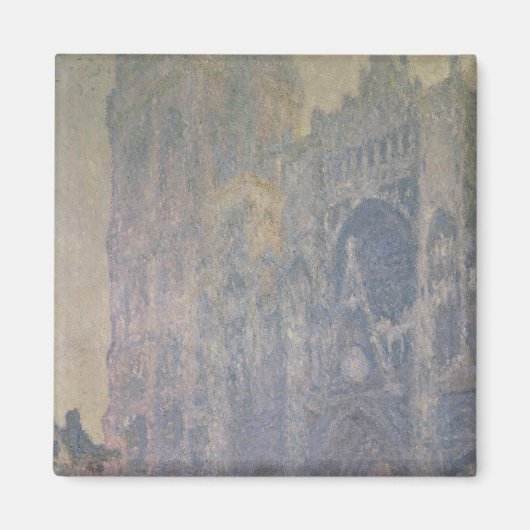 Claude Monet | Rouen Cathedral, Harmony in White Magneet (Voorkant)