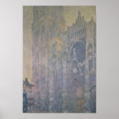 Claude Monet | Rouen Cathedral, Harmony in White Poster (Voorkant)