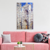 Claude Monet Rouen Cathedral Het portaal Canvas Afdruk (Insitu (Woonkamer))