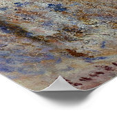 Claude Monet Rouen Cathedral Het portaal Poster (Hoek)