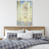 Claude Monet | Rouen Cathedral op Sunset, 1894 Canvas Afdruk (Insitu (Slaapkamer))