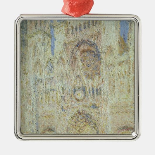 Claude Monet | Rouen Cathedral op Sunset, 1894 Metalen Ornament (Voorkant)