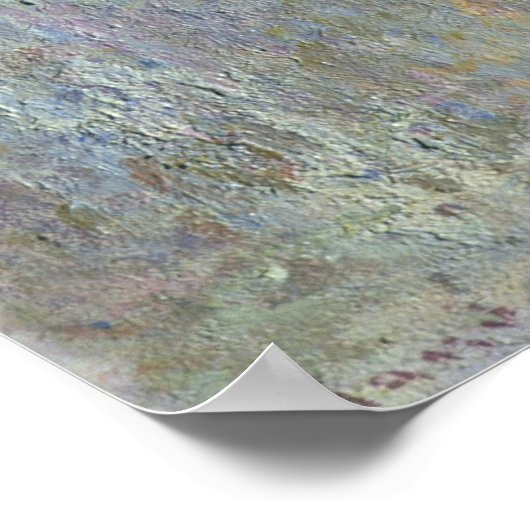 Claude Monet | Rouen Cathedral op Sunset, 1894 Poster (Hoek)