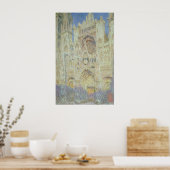 Claude Monet | Rouen Cathedral op Sunset, 1894 Poster (Keuken)