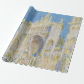Claude Monet Rouen Cathedral Portal Morning Light Cadeaupapier (Uitgerold)