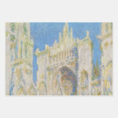 Claude Monet Rouen Cathedral Portal Morning Light Inpakpapier Vel (Voorkant)