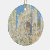 Claude Monet Rouen Cathedral Portal Morning Light Keramisch Ornament (Links)
