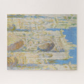 Claude Monet Rouen Cathedral Portal Morning Light Legpuzzel (Horizontaal)