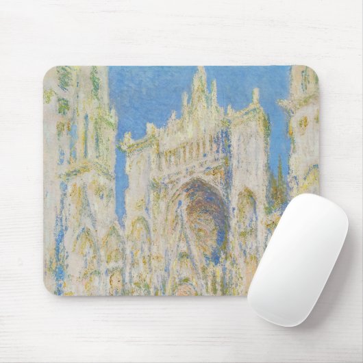 Claude Monet Rouen Cathedral Portal Morning Light Muismat (Met muis)