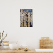 Claude Monet - Rouen Cathedral Poster (Keuken)