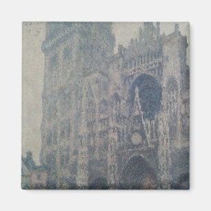 Claude Monet   Rouen Cathedral, West Portal Magneet
