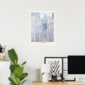 Claude Monet Rouen Kathedraal West Facade Art Prin Poster (Thuiskantoor)
