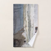 Claude Monet - Rough Zee at Etretat Bad Handdoek (Handdoek)