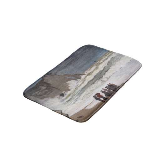 Claude Monet - Rough Zee at Etretat Badmat (Gekanteld)