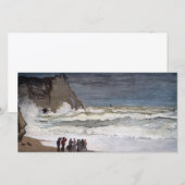 Claude Monet - Rough Zee at Etretat Bedankkaart (Voorkant / Achterkant)