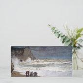 Claude Monet - Rough Zee at Etretat Bedankkaart (Staand voorkant)