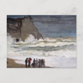 Claude Monet - Rough Zee at Etretat Briefkaart (Voorkant)