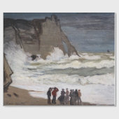 Claude Monet - Rough Zee at Etretat Cadeaupapier (Vlak)