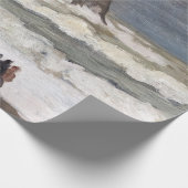 Claude Monet - Rough Zee at Etretat Cadeaupapier (Hoek)