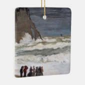 Claude Monet - Rough Zee at Etretat Keramisch Ornament (Rechts)