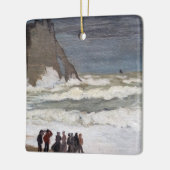 Claude Monet - Rough Zee at Etretat Keramisch Ornament (Links)