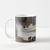 Claude Monet - Rough Zee at Etretat Koffiemok (Links)