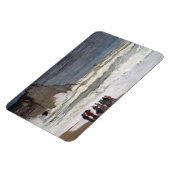 Claude Monet - Rough Zee at Etretat Magneet (Linkerzijde)