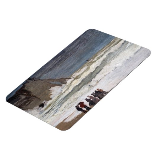 Claude Monet - Rough Zee at Etretat Magneet (Linkerzijde)