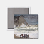 Claude Monet - Rough Zee at Etretat Magneet (Voorkant / Achterkant)