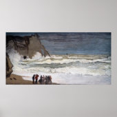 Claude Monet - Rough Zee at Etretat Poster (Voorkant)