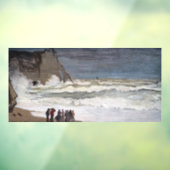 Claude Monet - Rough Zee at Etretat Raamsticker (Vel 3)